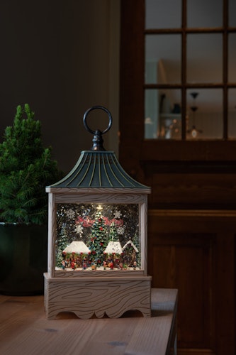 Konstsmide Weihnachtsbeleuchtung  LED Wasserlaterne Weihnachtsmarkt