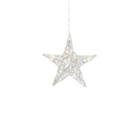 Konstsmide Weihnachtsbeleuchtung  LED Acryl Stern klein 24 warmweiße Dioden