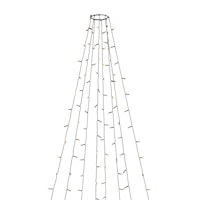 Konstsmide LED Baummantel mit Ring 8 Stränge je 50 Dioden