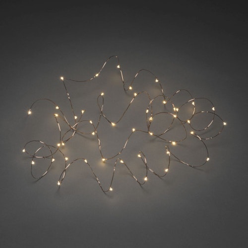 Konstsmide Weihnachtsbeleuchtung  LED Tropfenlichterkette 100 bernsteinfarbene Dioden