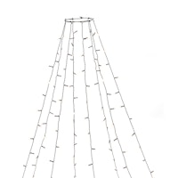 Konstsmide LED Baummantel bernstein H400cm mit Ring Ø15cm