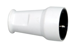 Kopp Kunststoff-Schutzkontakt-Schalenkupplung, grau