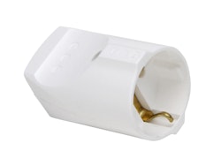 Kopp Kunststoff-Schutzkontakt-Kupplung 16A rein-weiß