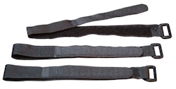 Kopp Klettband schwarz, mit Öse 330 x 20 mm