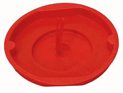 Kopp Signaldeckel für Abzweigdose Ø 70mm, rot