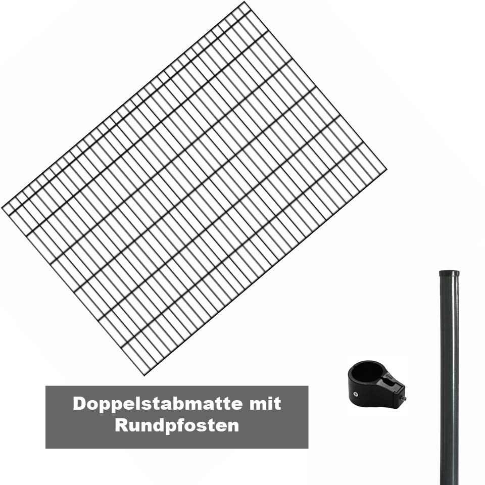Kraus Dino Pro Komplettset - Rundpfosten - 2-50 Meter