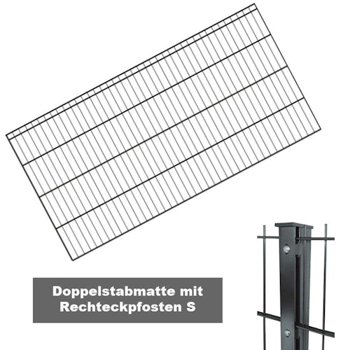 Kraus Dino Pro Komplettset - Rechteckpfosten S - 2-50 Meter