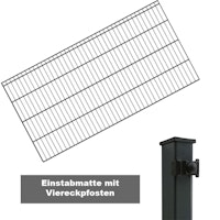 Kraus Dino trend Komplettset - Viereckpfosten - 2-50 Meter