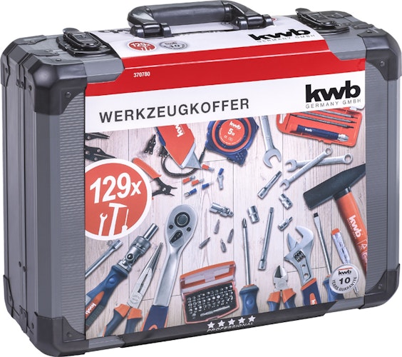 kwb Werkzeugkoffer 129tlg 370780