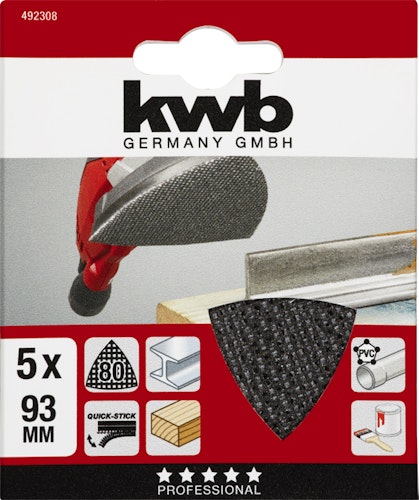 kwb Q-STICK Sch Gitt 93x93 K80SB 492308
