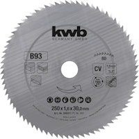kwb Bk-Sägebl. CV Ø 250 x 30  Z80 589311