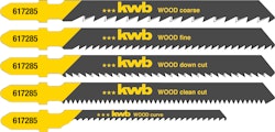 kwb 5 Stichsägeblätter Holz 617285