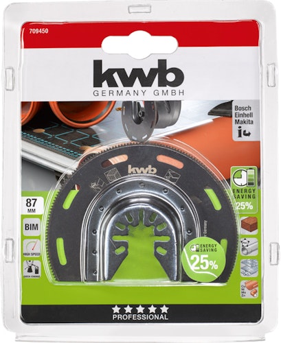 kwb Akku Top Tauchsägeblatt HSS 87mm AKKU 709450