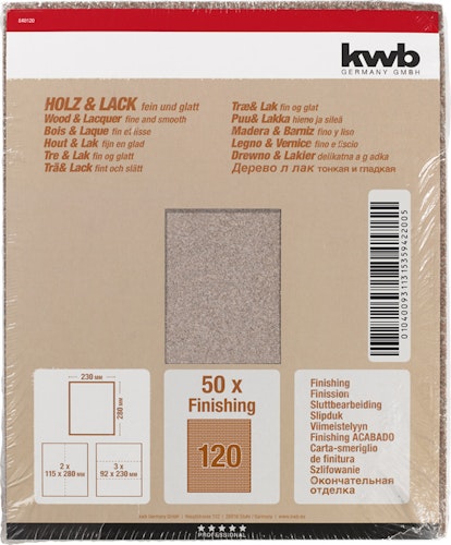 kwb Schleifbogen Finishing K 120 840120