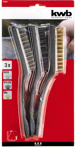 kwb Handdrahtbürstensatz 3-tlg 923490