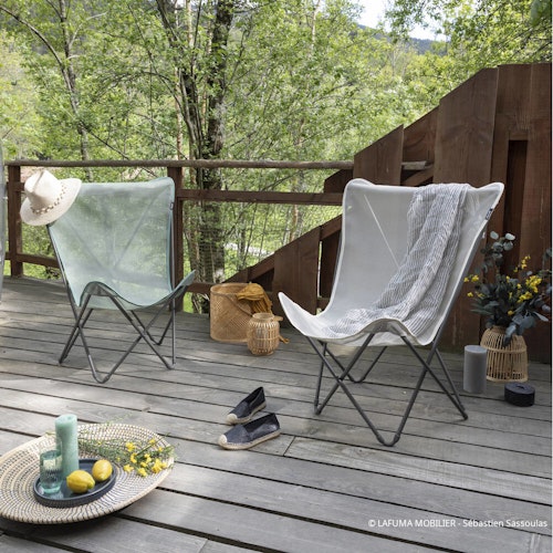 Lafuma Design-Sessel MAXI POP UP, Stahl / Batyline