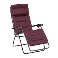 Lafuma Relaxliege RSX CLIP AirComfort, Stahl Black / AirComfort Bordeaux