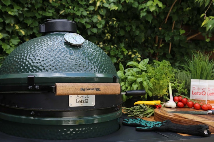 Big Green Egg Modulare Außenküche XLARGE mit Erweiterungstisch Bild