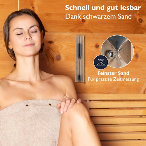 Liebenstein Sauna Sanduhr - Made in Germany Bild