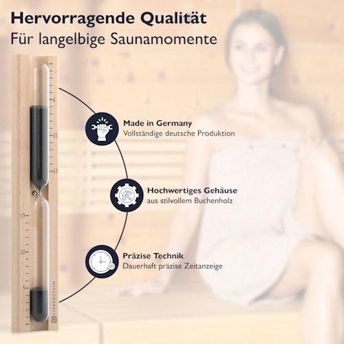 Liebenstein Sauna Sanduhr - Made in Germany Bild