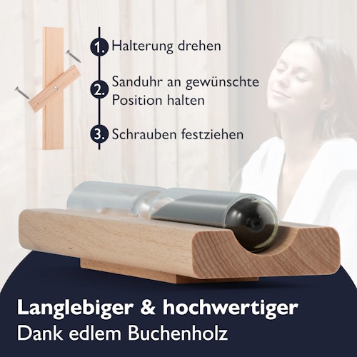 Liebenstein Sauna Sanduhr - Made in Germany Bild