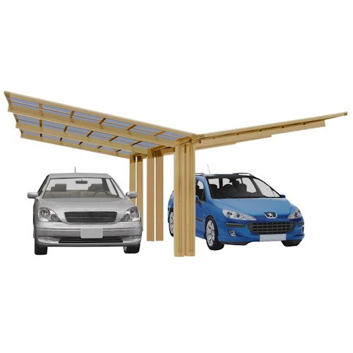 Ximax Carport Linea Typ 110 Y-Ausführung 495,4 x 547,7 cm