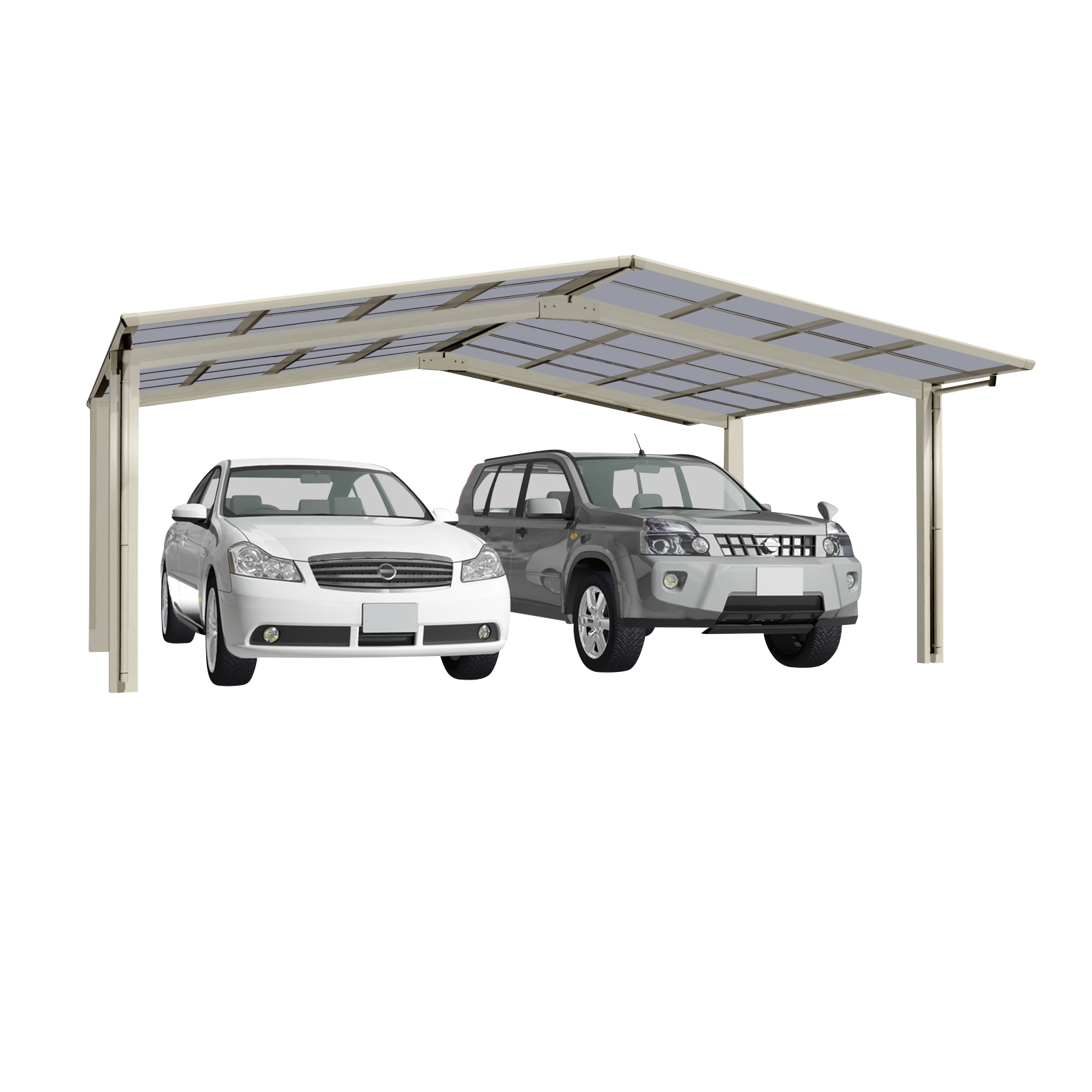 Vorschaubild Galerie Ximax Carport Linea Typ 60 M-Ausführung 495 x 545 cm
