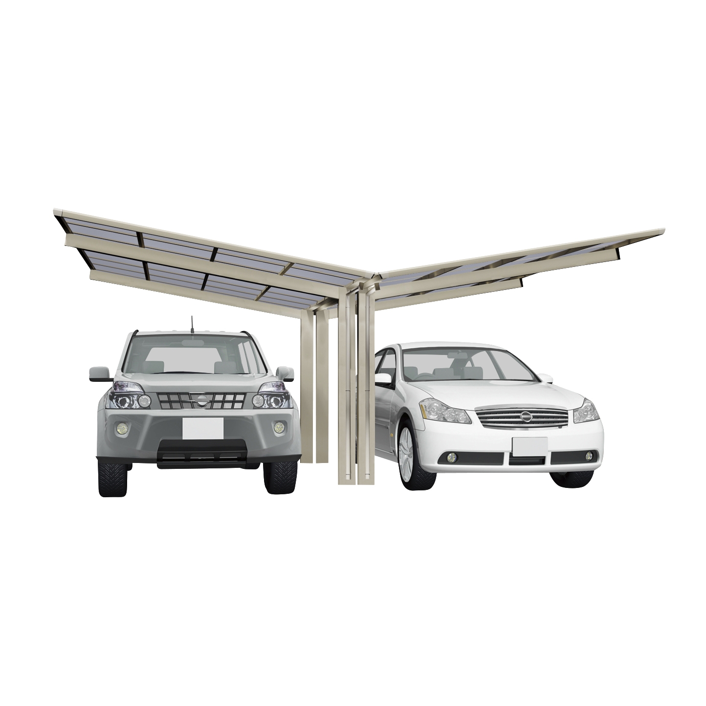 Vorschaubild Galerie Ximax Carport Linea Typ 80 Y-Ausführung 495 x 547 cm