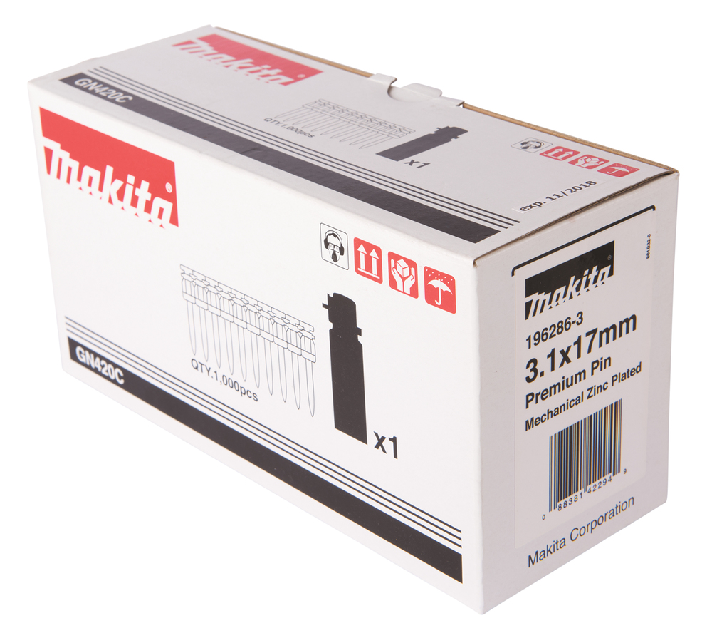 Makita Betonnagel 3,1x17mm HC6 196286-3