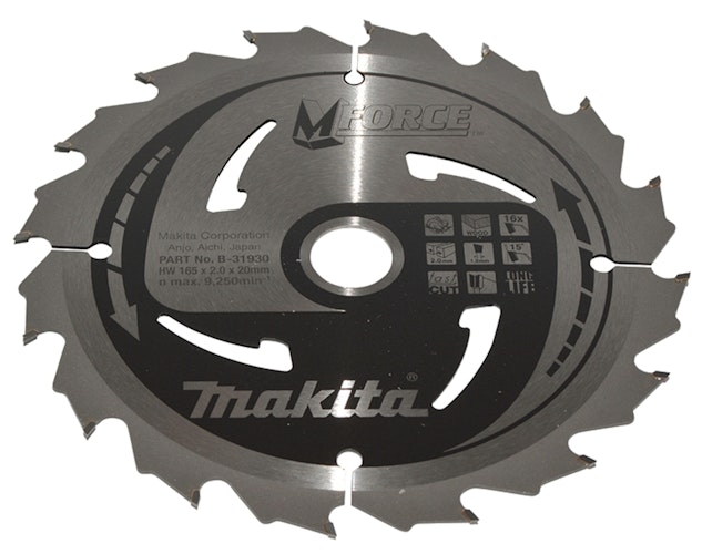 Makita M-FORCE Sägeb. 165x20x16Z B-31930