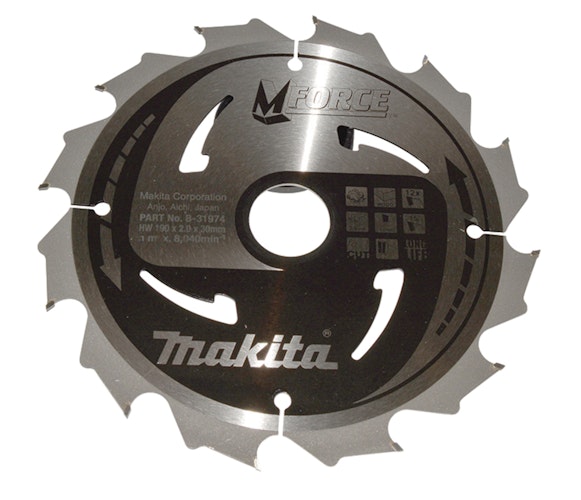 Makita M-FORCE Sägeb. 190x30x12Z B-31974