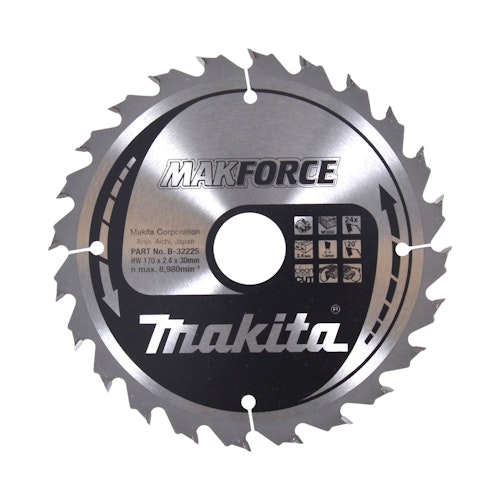 Makita MAKFORCE Sägeb. 170x30x24Z B-32225