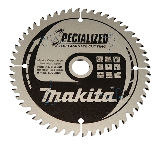 Makita SPECIALIZED Sägeb.165x20x52Z B-33831