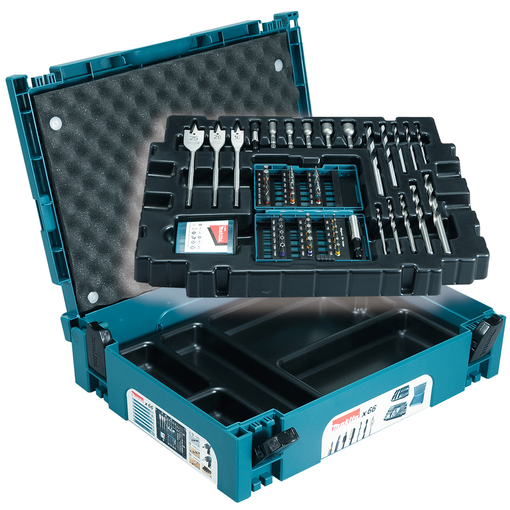 Makita Bohrer-Bit-Set 66-tlg.MAKPAC B-43044