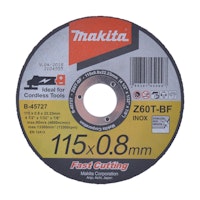 Makita Trennscheibe 115x0,8mm Inox B-45727