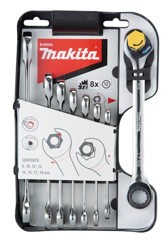 Makita Maulschlüssel-Ringratschen-Set B-65523