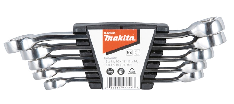 Makita Offener Ringschlüsselsatz B-65545
