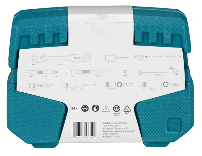 Makita Ratschen + Bit-Set B-65567