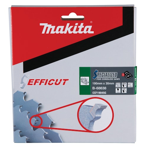 Makita Sägeblatt 190x1,45x20, 45Z EFFICUT B-68638
