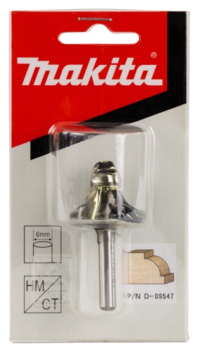 Makita Fräser Rundkanten 6mm D-09547