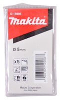 Makita Bohrer HSS-CO 5.0x86mm 5Stk D-16695