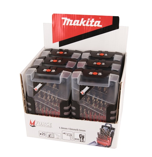 Makita M-FORCE Bohrerset HSS 1-13mm D-29882
