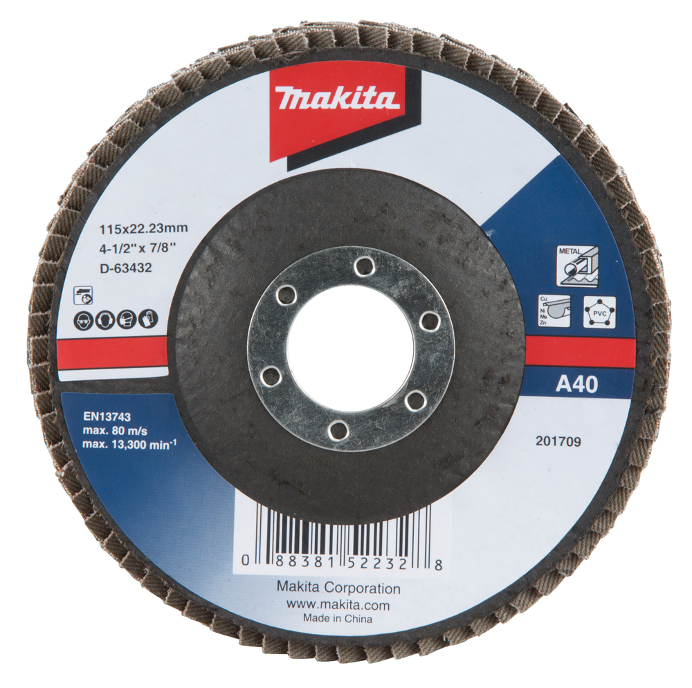 Makita Fächerschleifsch. 115mm A60 D-63448