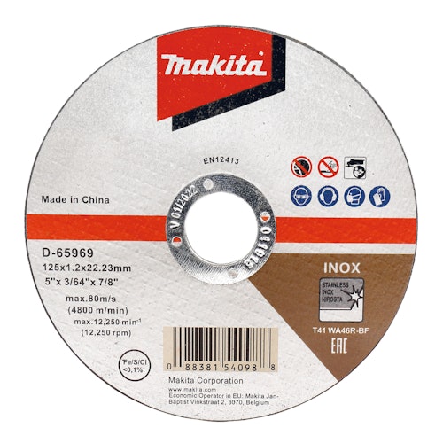 Makita Trennscheibe 125 x 1,2 mm INOX D-65969-12