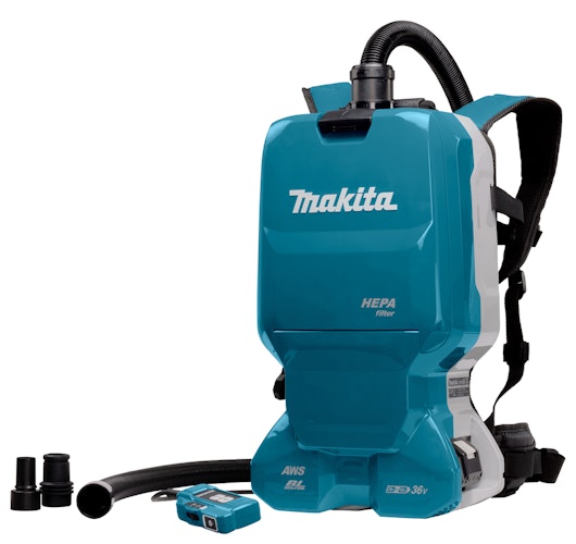 Makita Akku-Rucksackstaubsauger DVC665ZU