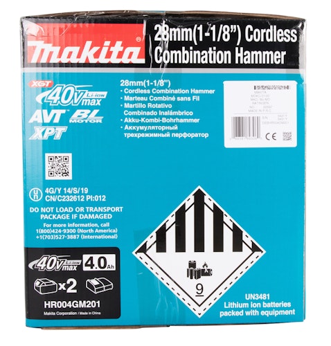 Makita Akku-Kombihammer HR004GM201