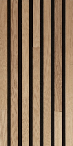 Handmuster Meister Akustikpaneele Acoustic Sense WOOD 2600 x 330 x 13 mm 04311 Eiche pure gebürstet mattlackiert Bild