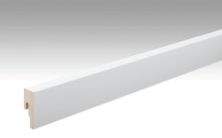 MeisterWerke MEISTER Fussleiste Profil 8 PK  Weiß streichfähig DF 2222 - 2380 mm