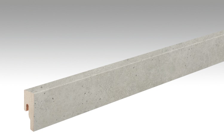 MEISTER Fußleiste Profil 8 PK Beton 7321 für Designböden - 2380 x 50 x 18 mm Bild