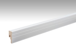 MeisterWerke MEISTER Fussleiste Profil 18 PK  Uni weiß glänzend DF 324 - 2380 mm